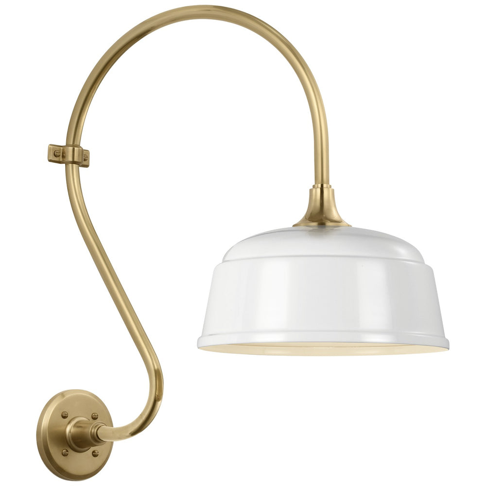 Visual Comfort Signature Canada - LED Barn Light - Academy Barn Light - Hand-Rubbed Antique Brass- Union Lighting Luminaires Decor