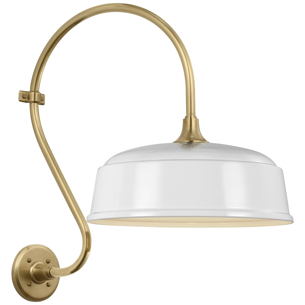 Visual Comfort Signature Canada - LED Barn Light - Academy Barn Light - Hand-Rubbed Antique Brass- Union Lighting Luminaires Decor