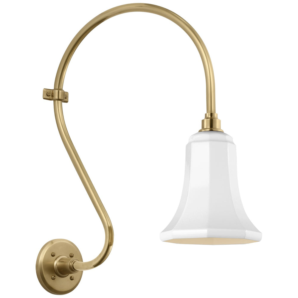 Visual Comfort Signature Canada - LED Barn Light - Academy Barn Light - Hand-Rubbed Antique Brass- Union Lighting Luminaires Decor