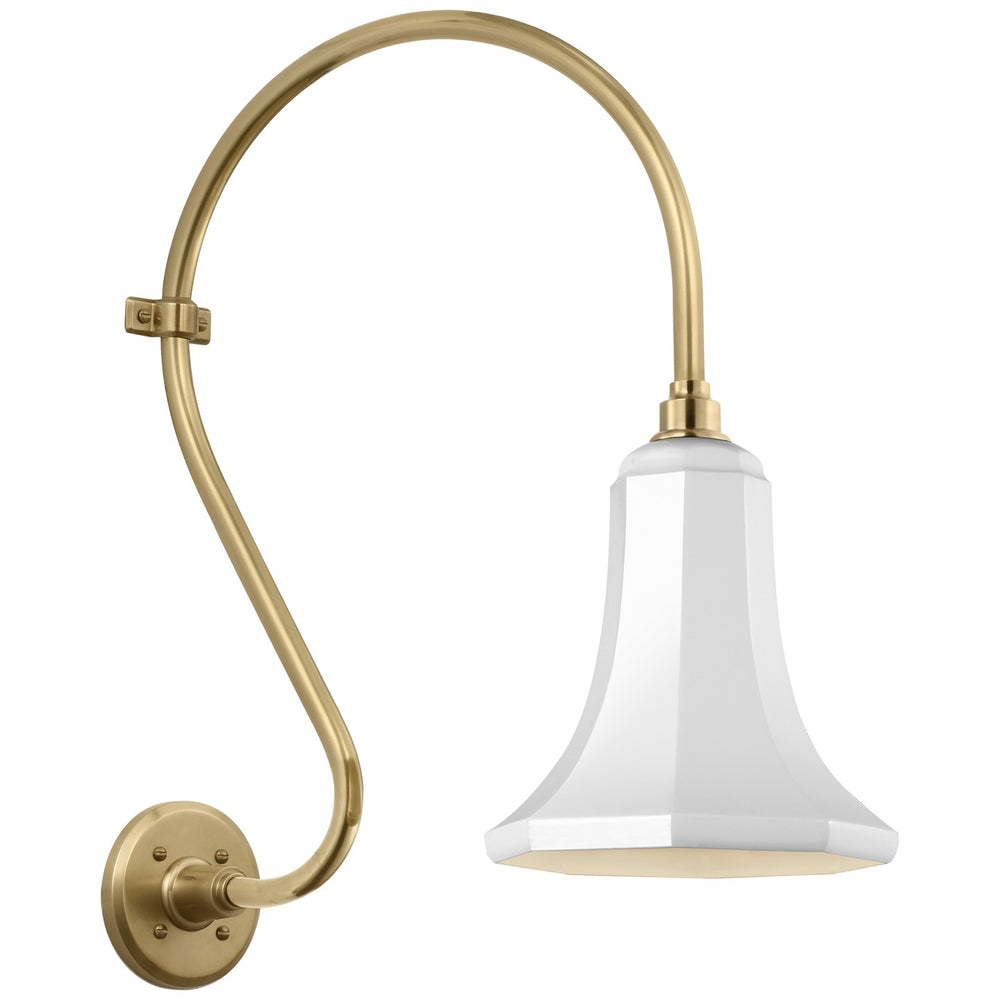 Visual Comfort Signature Canada - LED Barn Light - Academy Barn Light - Hand-Rubbed Antique Brass- Union Lighting Luminaires Decor