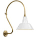 Visual Comfort Signature Canada - LED Barn Light - Academy Barn Light - Hand-Rubbed Antique Brass- Union Lighting Luminaires Decor