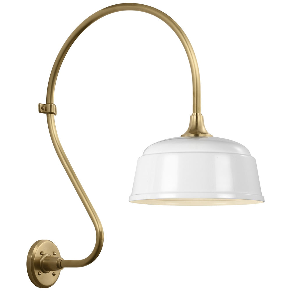 Visual Comfort Signature Canada - LED Barn Light - Academy Barn Light - Hand-Rubbed Antique Brass- Union Lighting Luminaires Decor