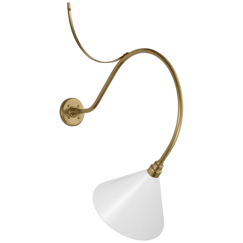 Visual Comfort Signature Canada - LED Barn Light - Academy Barn Light - Hand-Rubbed Antique Brass- Union Lighting Luminaires Decor