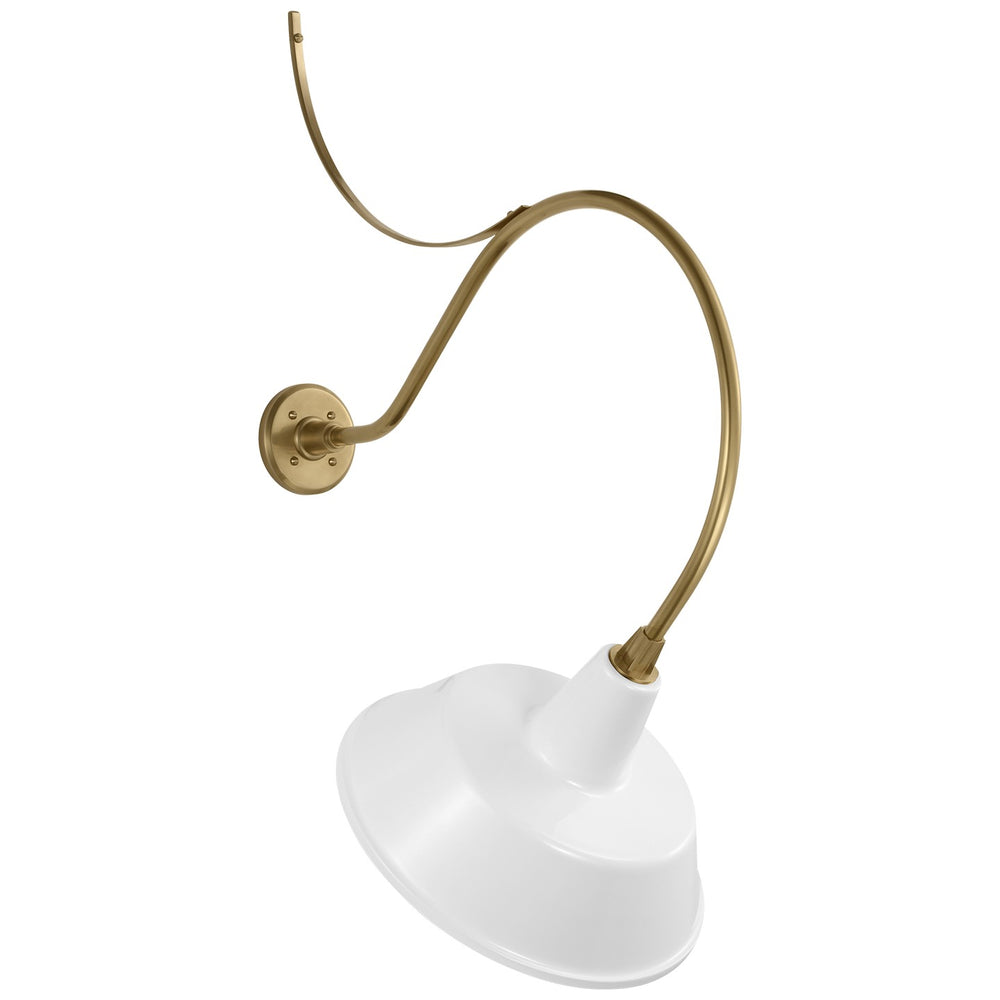 Visual Comfort Signature Canada - LED Barn Light - Academy Barn Light - Hand-Rubbed Antique Brass- Union Lighting Luminaires Decor