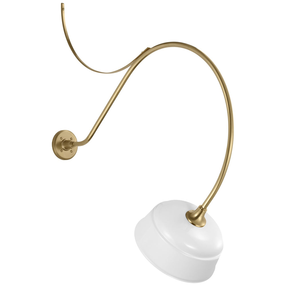 Visual Comfort Signature Canada - LED Barn Light - Academy Barn Light - Hand-Rubbed Antique Brass- Union Lighting Luminaires Decor