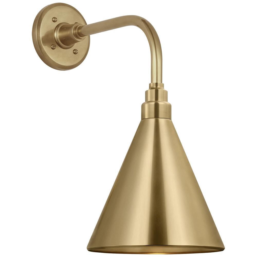 Visual Comfort Signature Canada - LED Barn Light - Academy Barn Light - Hand-Rubbed Antique Brass- Union Lighting Luminaires Decor