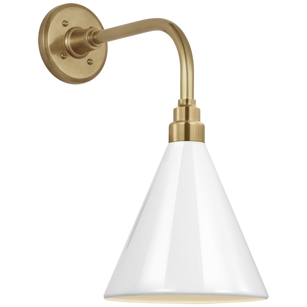 Visual Comfort Signature Canada - LED Barn Light - Academy Barn Light - Hand-Rubbed Antique Brass- Union Lighting Luminaires Decor