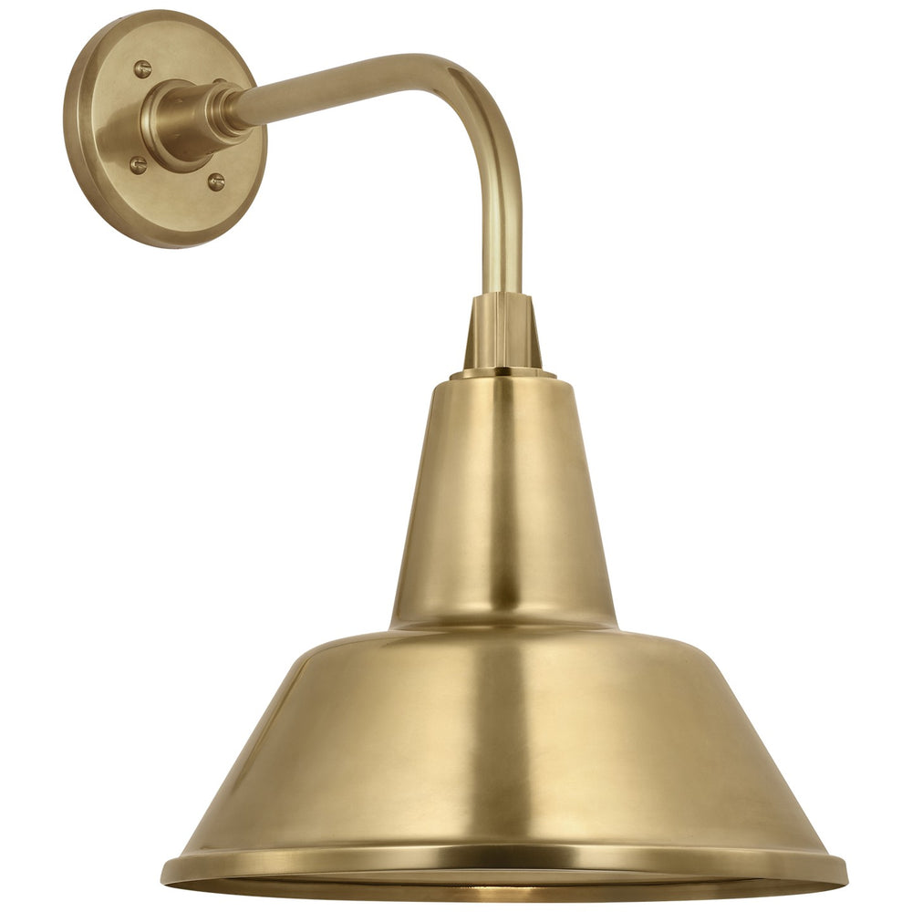 Visual Comfort Signature Canada - LED Barn Light - Academy Barn Light - Hand-Rubbed Antique Brass- Union Lighting Luminaires Decor