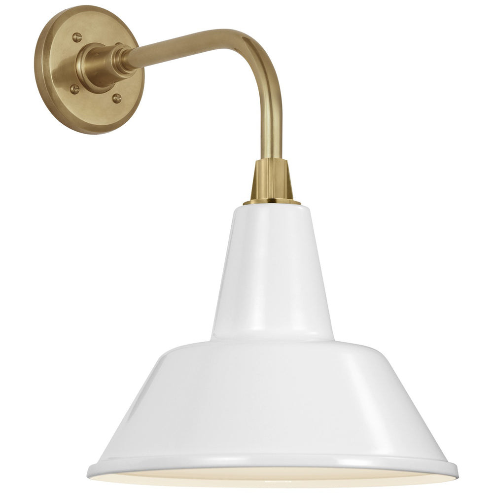 Visual Comfort Signature Canada - LED Barn Light - Academy Barn Light - Hand-Rubbed Antique Brass- Union Lighting Luminaires Decor