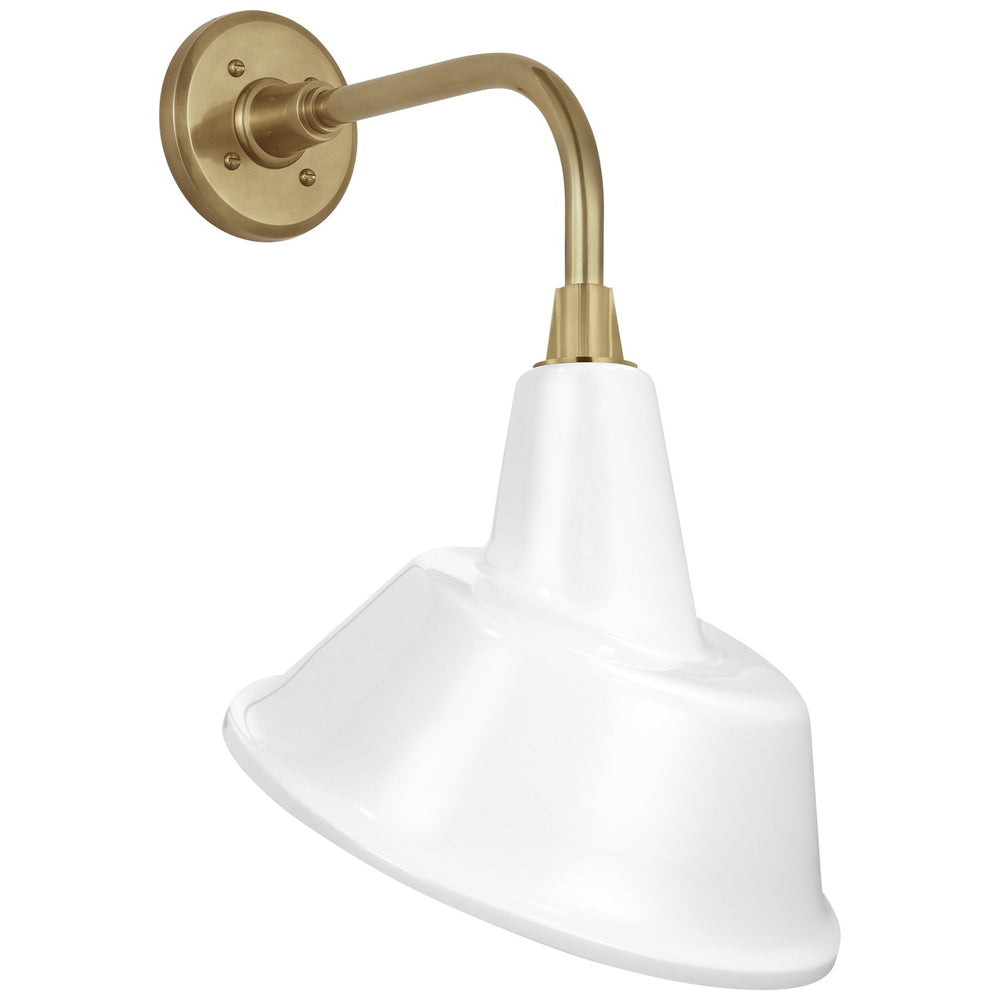 Visual Comfort Signature Canada - LED Barn Light - Academy Barn Light - Hand-Rubbed Antique Brass- Union Lighting Luminaires Decor
