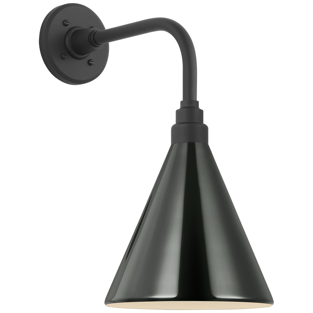 Visual Comfort Signature Canada - LED Barn Light - Academy Barn Light - Matte Black- Union Lighting Luminaires Decor