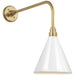 Visual Comfort Signature Canada - LED Barn Light - Academy Barn Light - Hand-Rubbed Antique Brass- Union Lighting Luminaires Decor