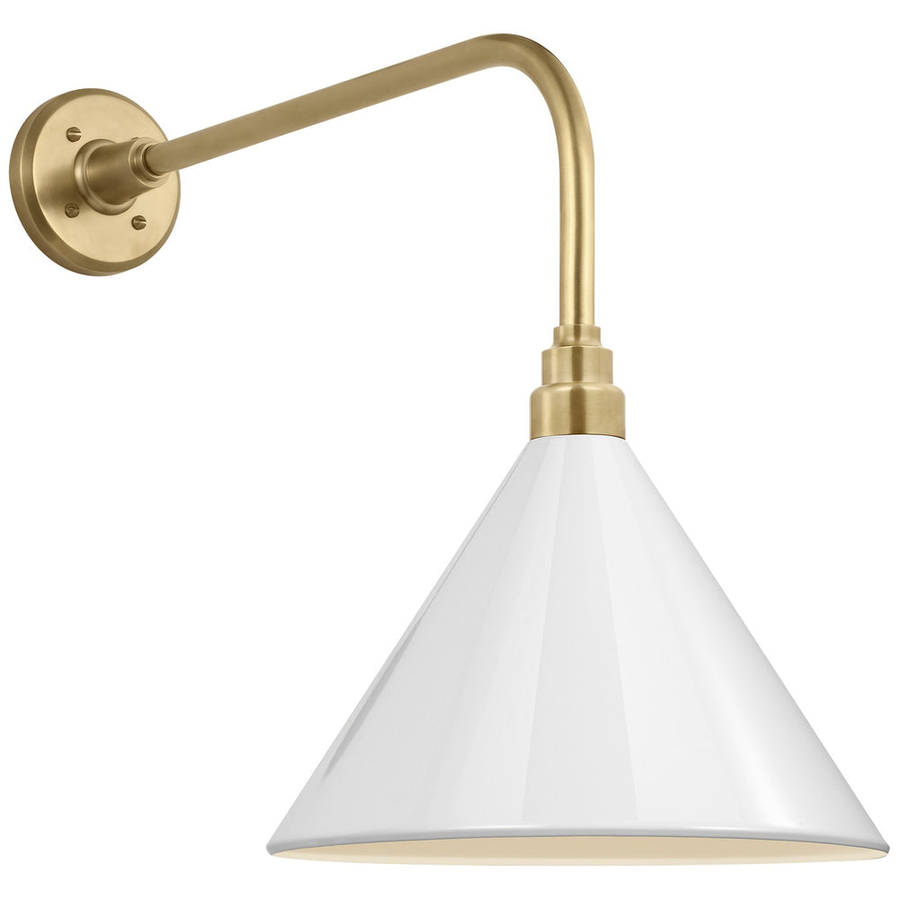Visual Comfort Signature Canada - LED Barn Light - Academy Barn Light - Hand-Rubbed Antique Brass- Union Lighting Luminaires Decor