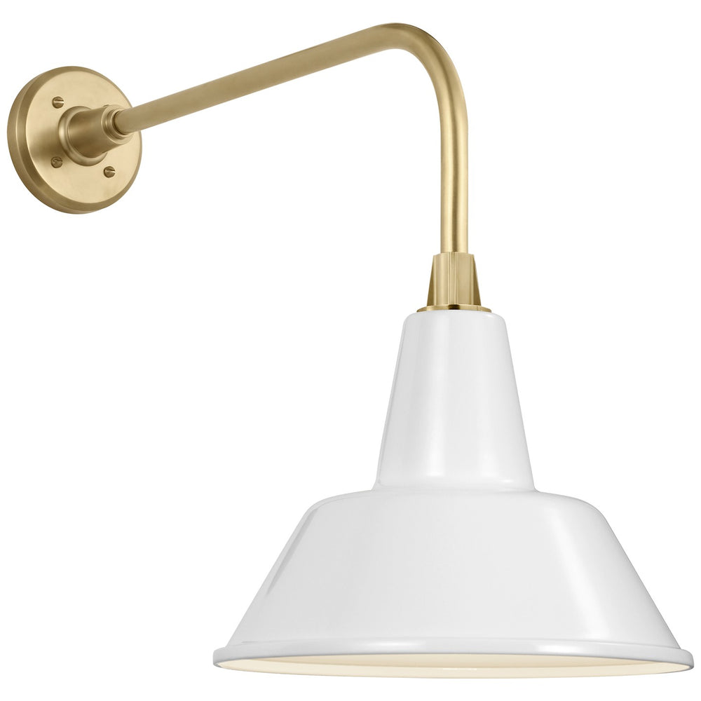 Visual Comfort Signature Canada - LED Barn Light - Academy Barn Light - Hand-Rubbed Antique Brass- Union Lighting Luminaires Decor