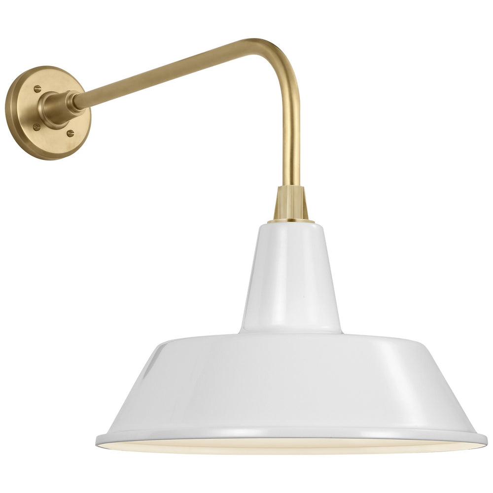 Visual Comfort Signature Canada - LED Barn Light - Academy Barn Light - Hand-Rubbed Antique Brass- Union Lighting Luminaires Decor