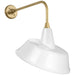 Visual Comfort Signature Canada - LED Barn Light - Academy Barn Light - Hand-Rubbed Antique Brass- Union Lighting Luminaires Decor