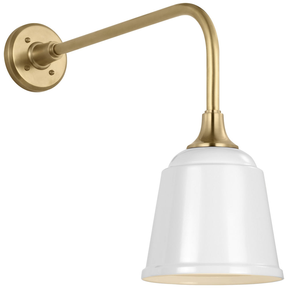 Visual Comfort Signature Canada - LED Barn Light - Academy Barn Light - Hand-Rubbed Antique Brass- Union Lighting Luminaires Decor