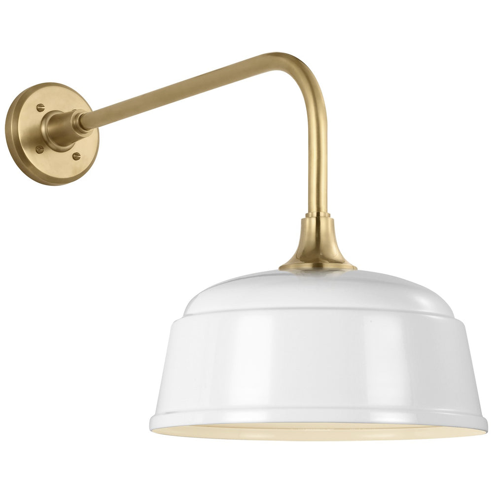 Visual Comfort Signature Canada - LED Barn Light - Academy Barn Light - Hand-Rubbed Antique Brass- Union Lighting Luminaires Decor