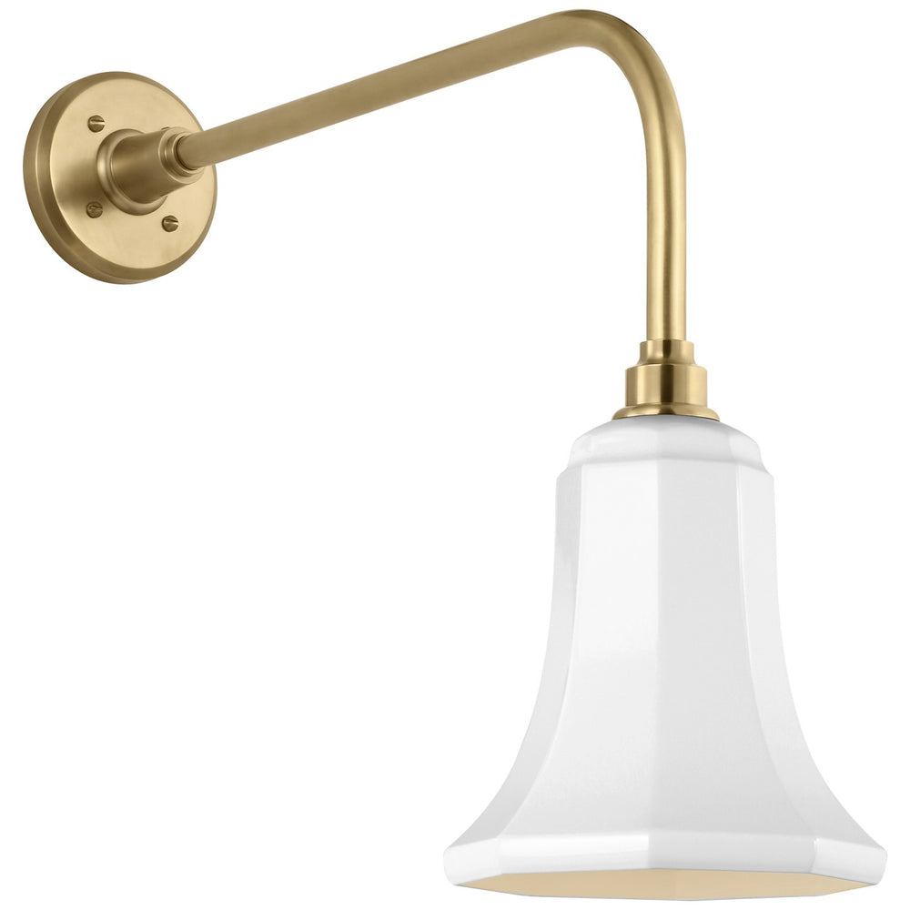 Visual Comfort Signature Canada - LED Barn Light - Academy Barn Light - Hand-Rubbed Antique Brass- Union Lighting Luminaires Decor