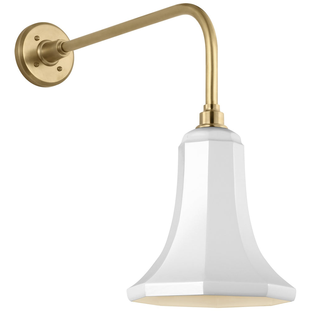 Visual Comfort Signature Canada - LED Barn Light - Academy Barn Light - Hand-Rubbed Antique Brass- Union Lighting Luminaires Decor