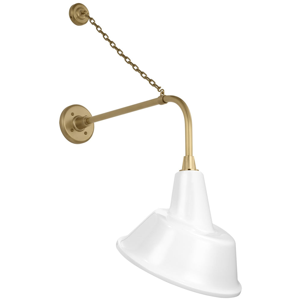 Visual Comfort Signature Canada - LED Barn Light - Academy Barn Light - Hand-Rubbed Antique Brass- Union Lighting Luminaires Decor