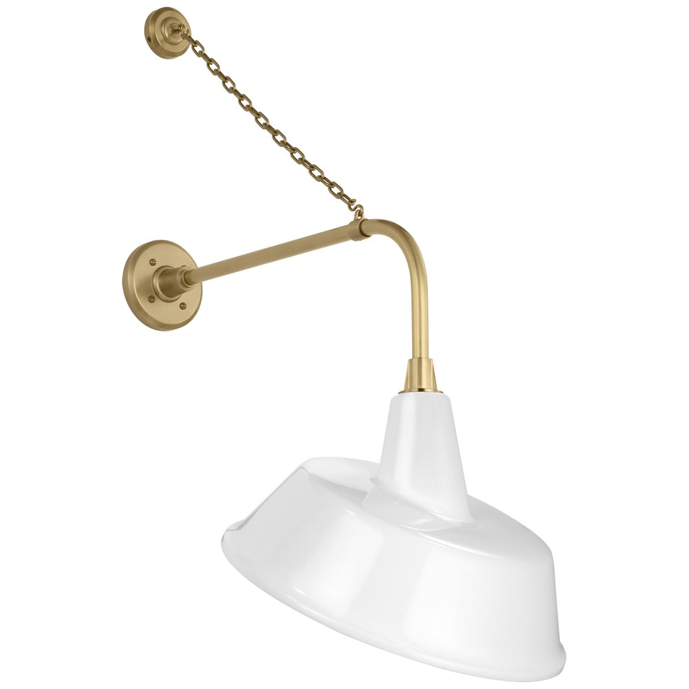Visual Comfort Signature Canada - LED Barn Light - Academy Barn Light - Hand-Rubbed Antique Brass- Union Lighting Luminaires Decor