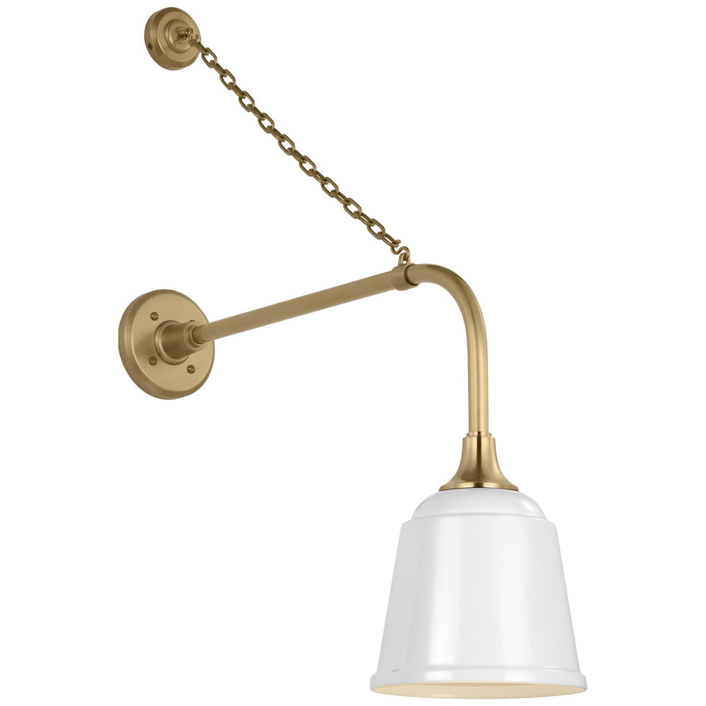 Visual Comfort Signature Canada - LED Barn Light - Academy Barn Light - Hand-Rubbed Antique Brass- Union Lighting Luminaires Decor