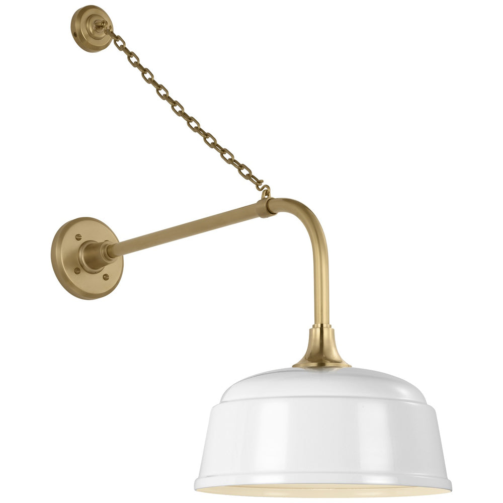Visual Comfort Signature Canada - LED Barn Light - Academy Barn Light - Hand-Rubbed Antique Brass- Union Lighting Luminaires Decor