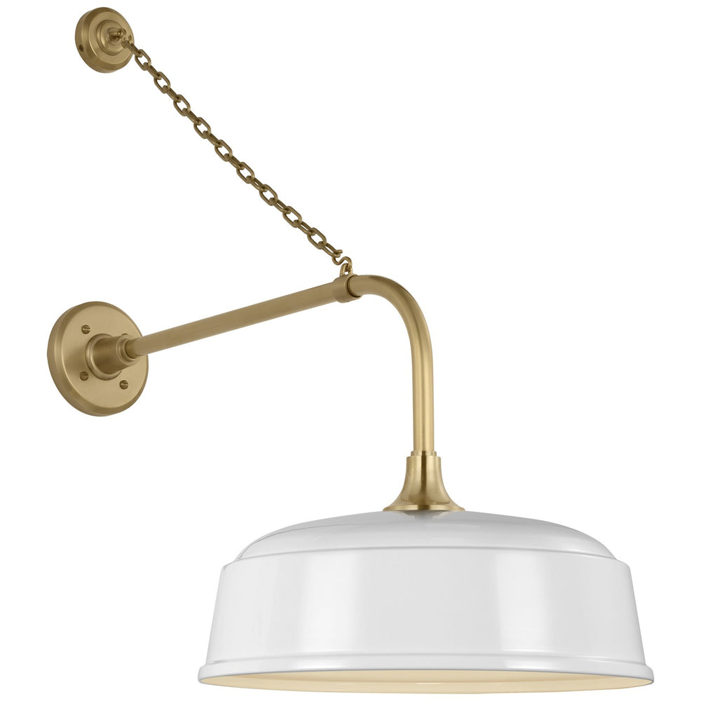 Visual Comfort Signature Canada - LED Barn Light - Academy Barn Light - Hand-Rubbed Antique Brass- Union Lighting Luminaires Decor