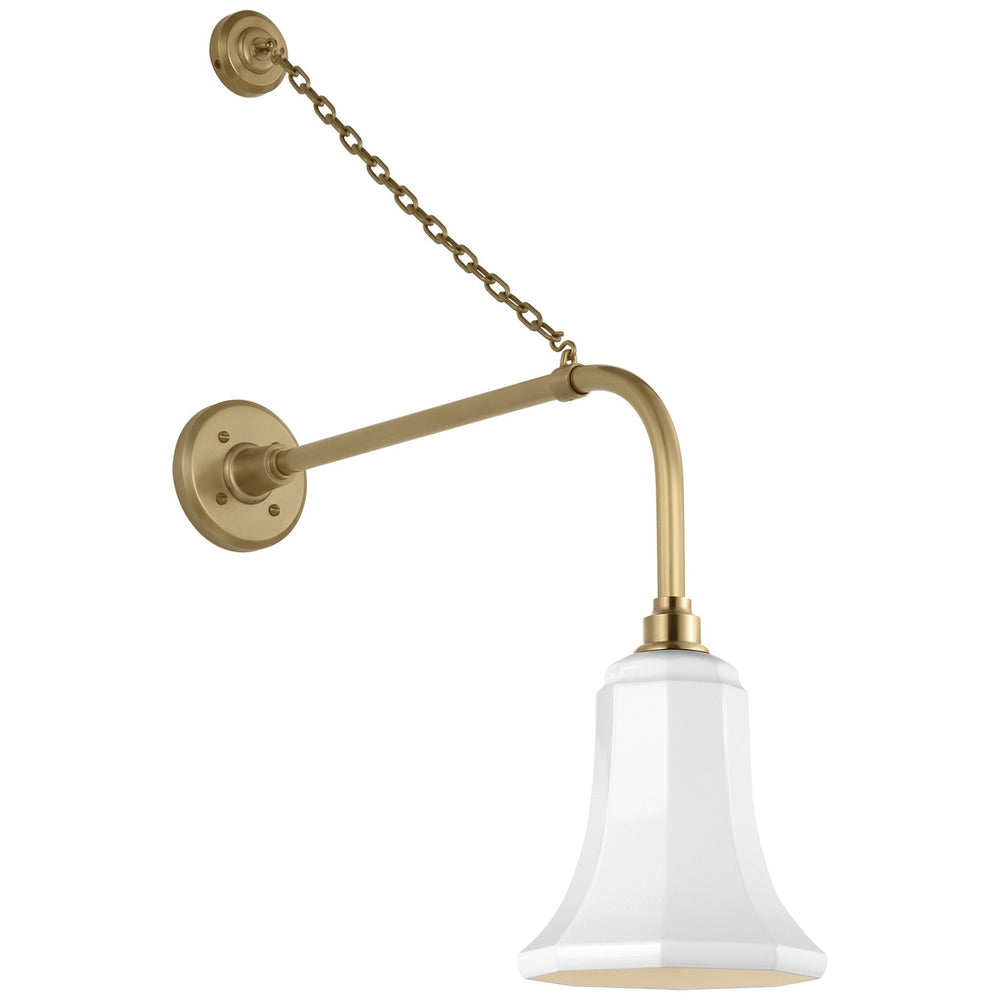 Visual Comfort Signature Canada - LED Barn Light - Academy Barn Light - Hand-Rubbed Antique Brass- Union Lighting Luminaires Decor