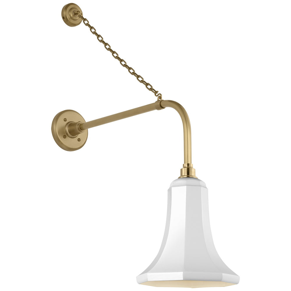 Visual Comfort Signature Canada - LED Barn Light - Academy Barn Light - Hand-Rubbed Antique Brass- Union Lighting Luminaires Decor