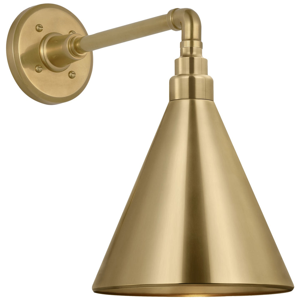 Visual Comfort Signature Canada - LED Barn Light - Academy Barn Light - Hand-Rubbed Antique Brass- Union Lighting Luminaires Decor