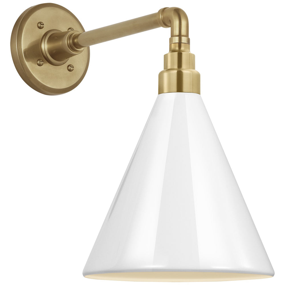 Visual Comfort Signature Canada - LED Barn Light - Academy Barn Light - Hand-Rubbed Antique Brass- Union Lighting Luminaires Decor