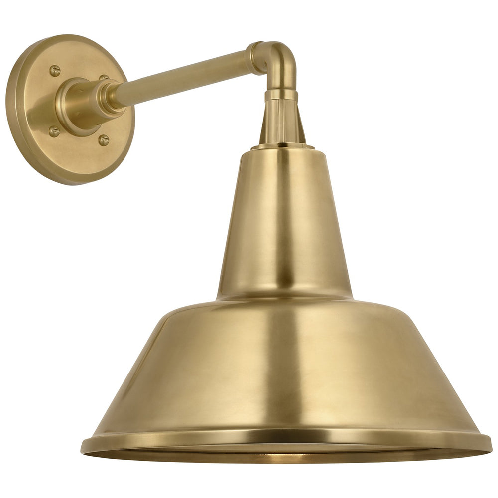 Visual Comfort Signature Canada - LED Barn Light - Academy Barn Light - Hand-Rubbed Antique Brass- Union Lighting Luminaires Decor