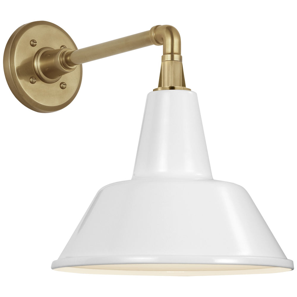 Visual Comfort Signature Canada - LED Barn Light - Academy Barn Light - Hand-Rubbed Antique Brass- Union Lighting Luminaires Decor