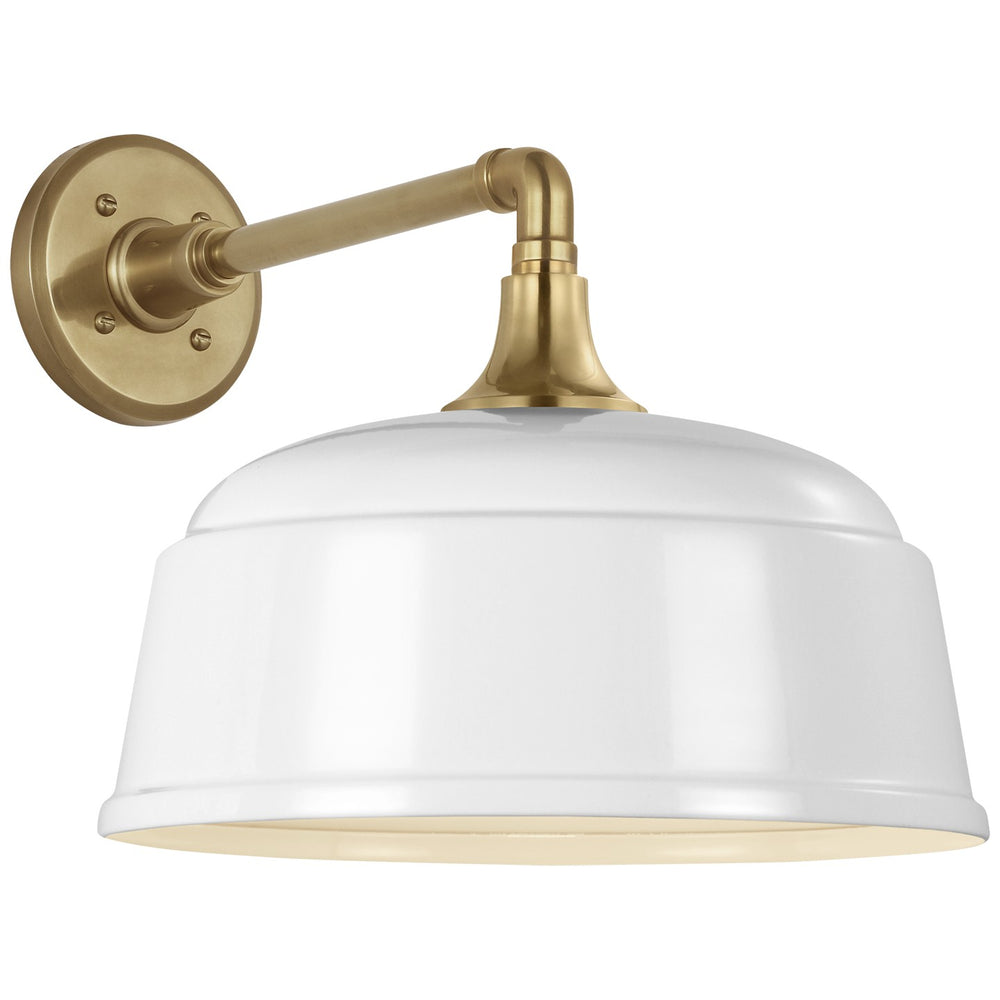 Visual Comfort Signature Canada - LED Barn Light - Academy Barn Light - Hand-Rubbed Antique Brass- Union Lighting Luminaires Decor