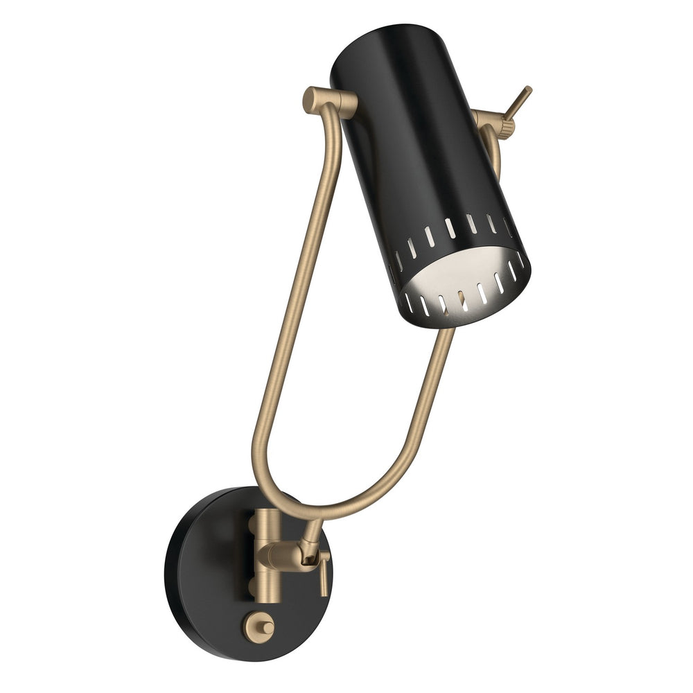 Kichler Canada - LED Wall Sconce - Ruehl - Black- Union Lighting Luminaires Decor