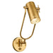 Kichler Canada - LED Wall Sconce - Ruehl - Lacquered Brass- Union Lighting Luminaires Decor