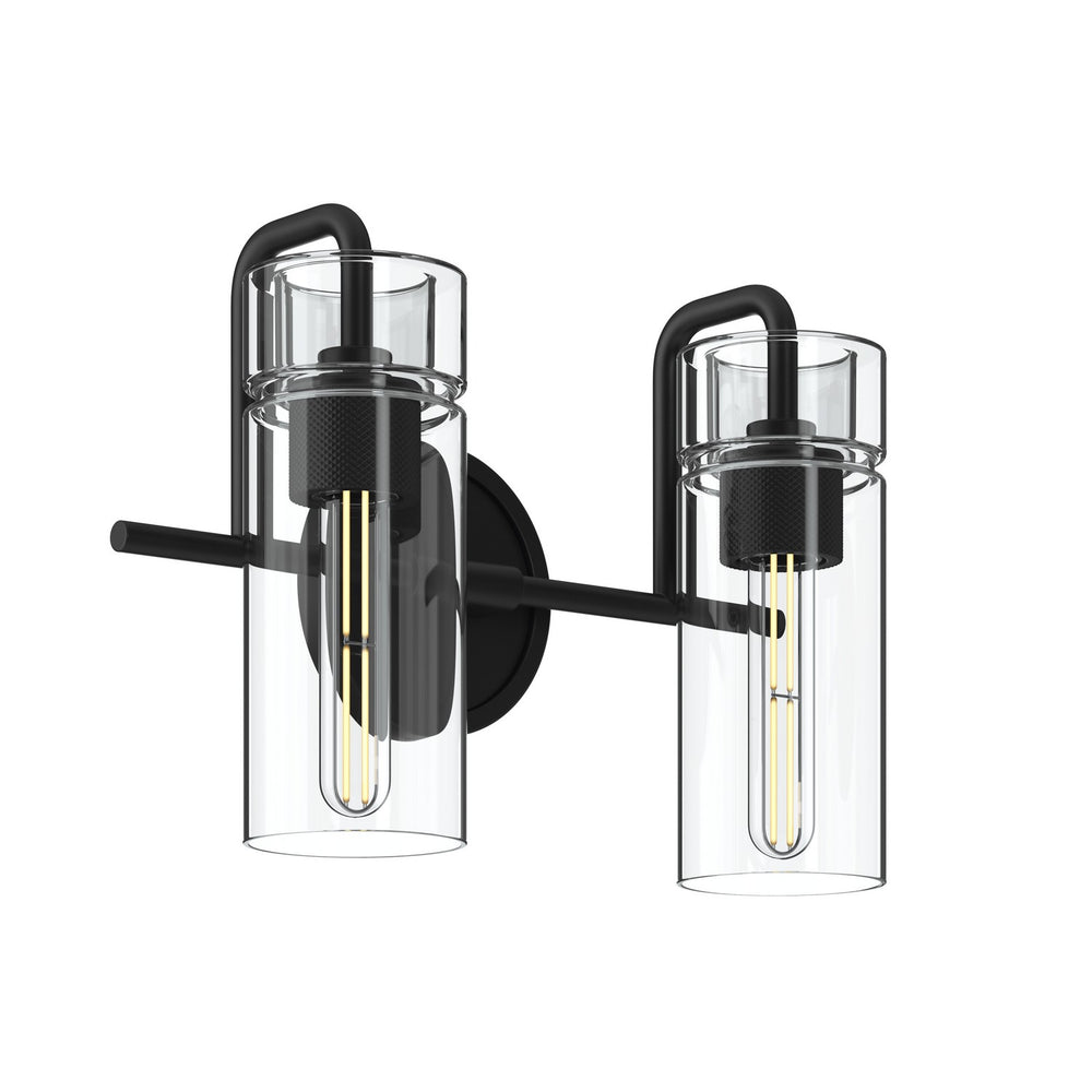 Kichler Canada - Two Light Bath - Niccol - Black- Union Lighting Luminaires Decor
