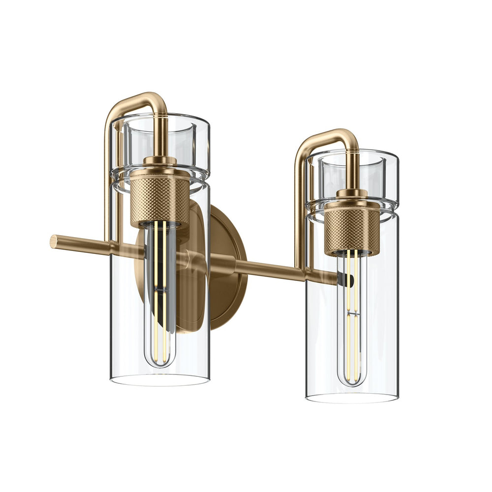 Kichler Canada - Two Light Bath - Niccol - Champagne Bronze- Union Lighting Luminaires Decor