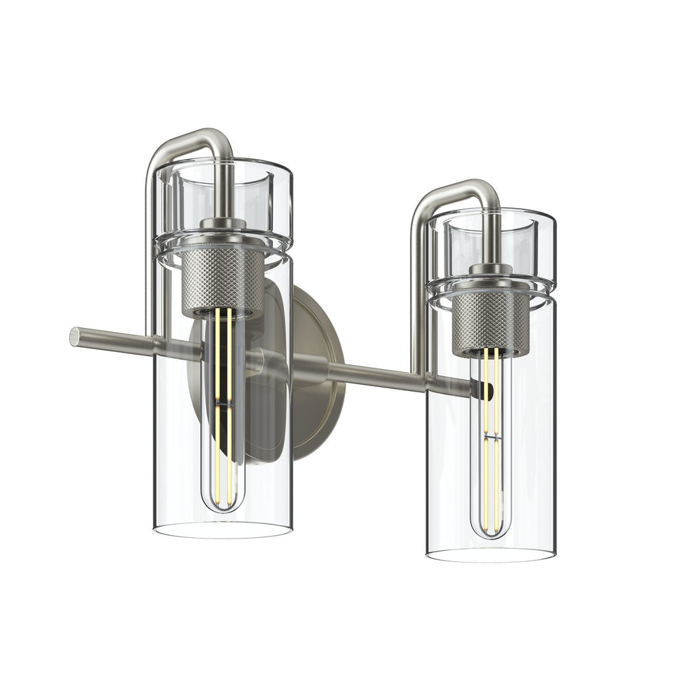 Kichler Canada - Two Light Bath - Niccol - Brushed Nickel- Union Lighting Luminaires Decor