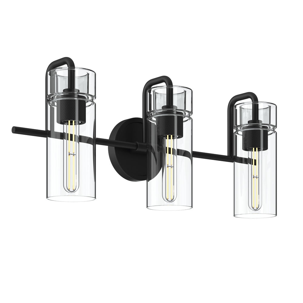 Kichler Canada - Three Light Bath - Niccol - Black- Union Lighting Luminaires Decor