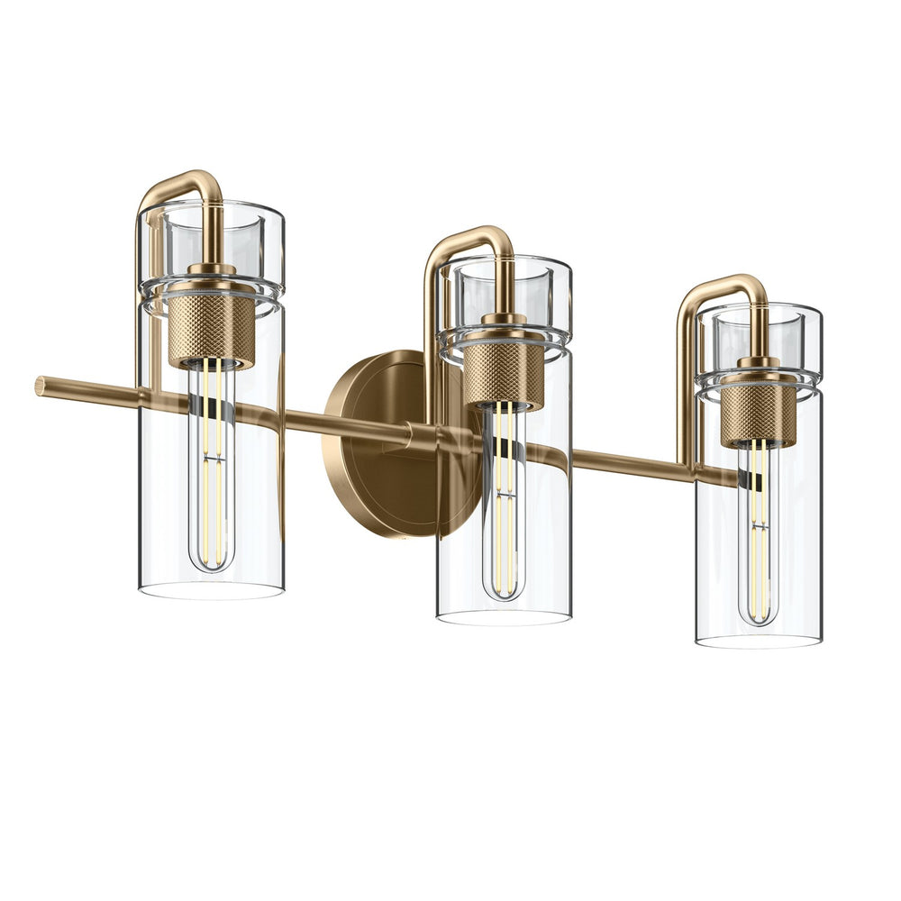 Kichler Canada - Three Light Bath - Niccol - Champagne Bronze- Union Lighting Luminaires Decor