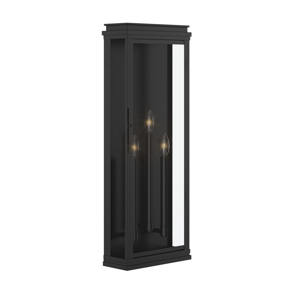 Kichler Canada - Three Light Outdoor Wall Mount - Lundon - Black- Union Lighting Luminaires Decor