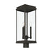 Kichler Canada - Three Light Outdoor Post Lantern - Lundon - Olde Bronze- Union Lighting Luminaires Decor