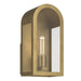 Kichler Canada - One Light Outdoor Wall Mount - Marea - Natural Brass- Union Lighting Luminaires Decor