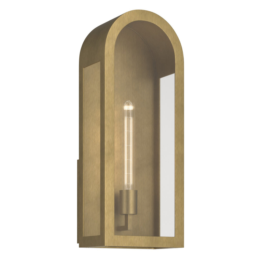 Kichler Canada - One Light Outdoor Wall Mount - Marea - Natural Brass- Union Lighting Luminaires Decor
