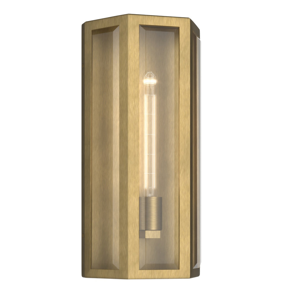 Kichler Canada - One Light Outdoor Wall Mount - Berens - Natural Brass- Union Lighting Luminaires Decor