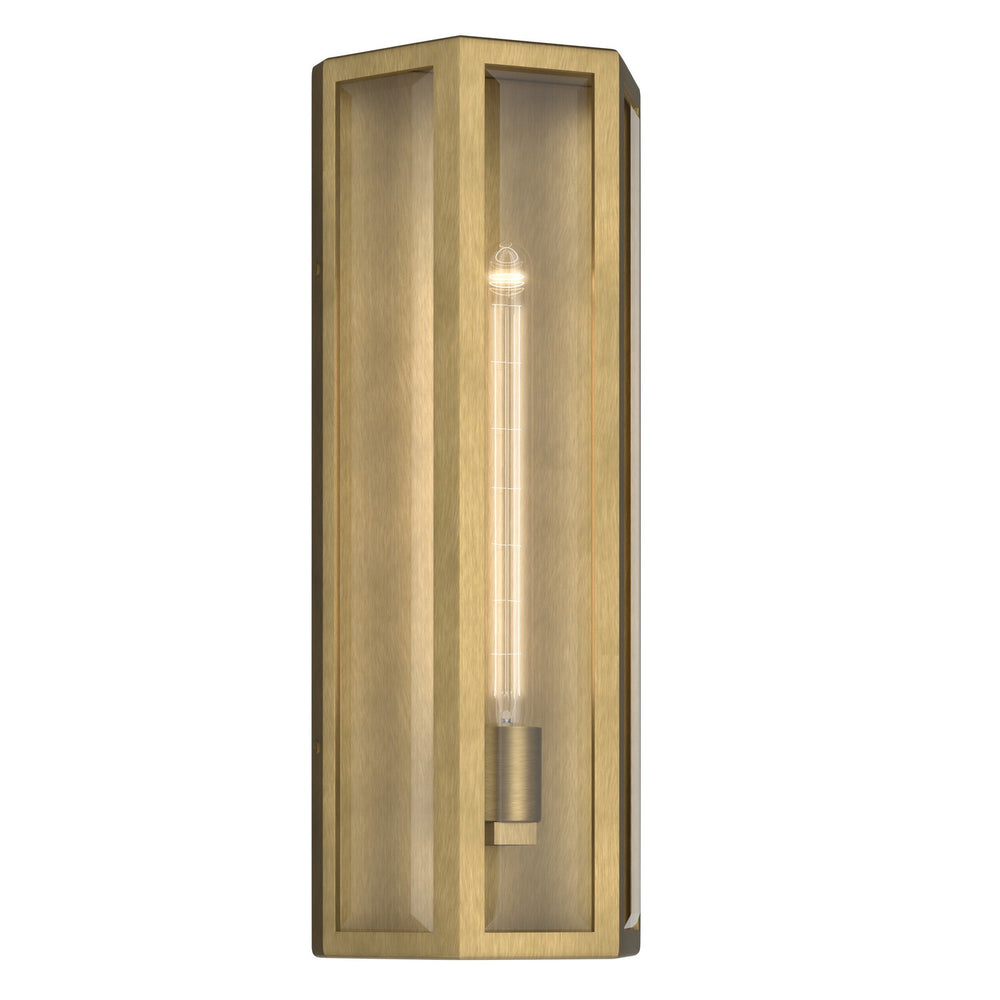 Kichler Canada - One Light Outdoor Wall Mount - Berens - Natural Brass- Union Lighting Luminaires Decor