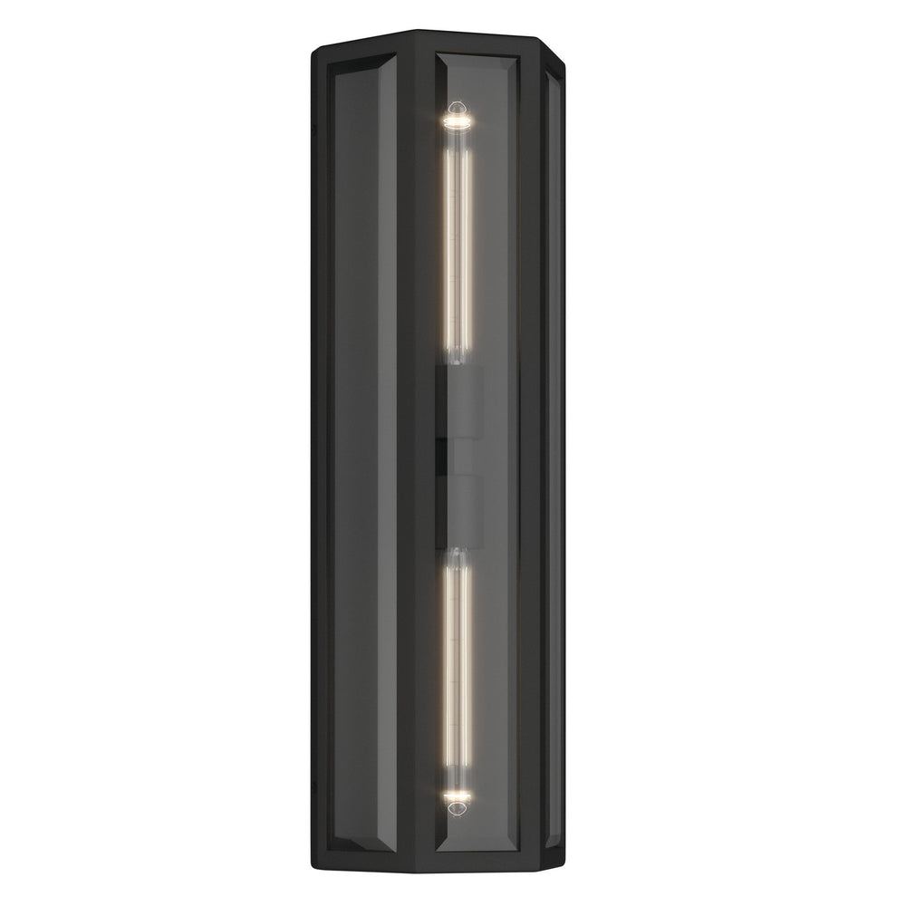 Kichler Canada - Two Light Outdoor Wall Mount - Berens - Textured Black- Union Lighting Luminaires Decor